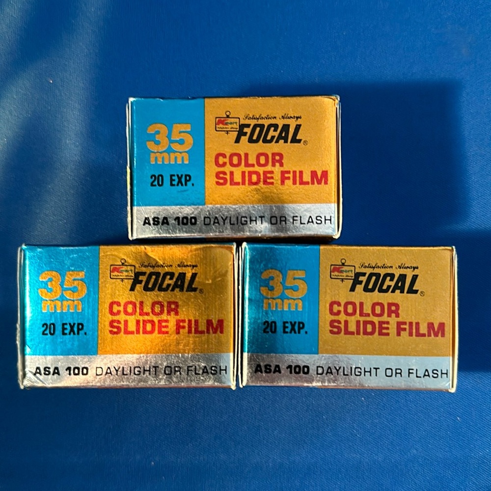 NIB Vintage Exp 4/1983 Kmart Focal Chrome Color Slide Film 35mm 100 speed 20 exp